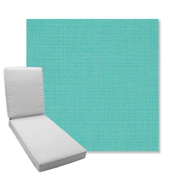 Picture of Bliss Breeze | Boxed Chaise Lounge Cushion - Sunbrella© Fabric