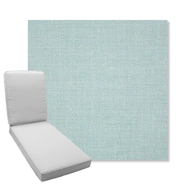Picture of Bliss Dew | Boxed Chaise Lounge Cushion - Sunbrella© Fabric