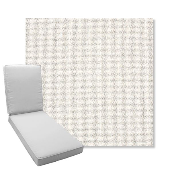 Picture of Bliss Linen | Boxed Chaise Lounge Cushion - Sunbrella© Fabric