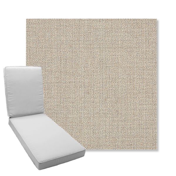 Picture of Bliss Sand | Boxed Chaise Lounge Cushion - Sunbrella© Fabric