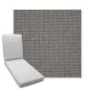Picture of Bliss Smoke | Boxed Chaise Lounge Cushion - Sunbrella© Fabric