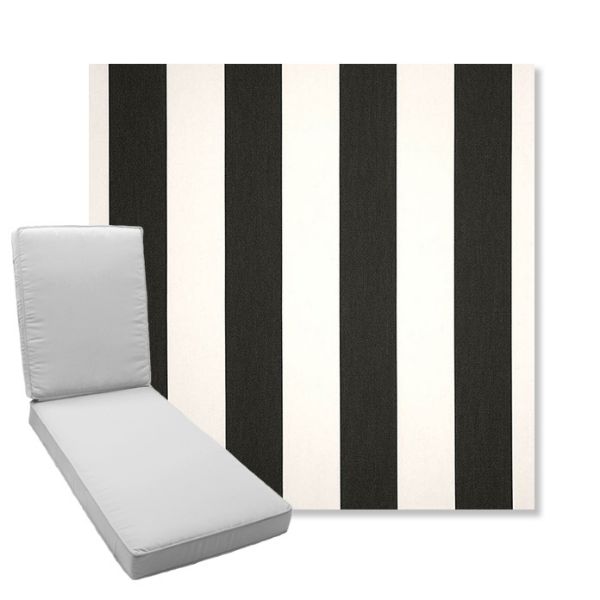 Picture of Cabana Classic | Boxed Chaise Lounge Cushion - Sunbrella© Fabric