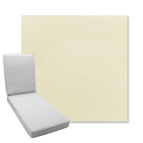 Picture of Canvas Birds Eye | Boxed Chaise Lounge Cushion - Sunbrella© Fabric