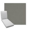 Picture of Canvas Charcoal | Boxed Chaise Lounge Cushion - Sunbrella© Fabric