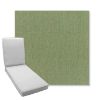 Picture of Canvas Fern | Boxed Chaise Lounge Cushion - Sunbrella© Fabric