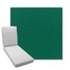 Picture of Canvas Forest Green | Boxed Chaise Lounge Cushion - Sunbrella© Fabric