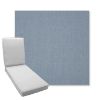 Picture of Canvas Haze | Boxed Chaise Lounge Cushion - Sunbrella© Fabric