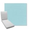 Picture of Canvas Mineral Blue | Boxed Chaise Lounge Cushion - Sunbrella© Fabric