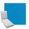 Picture of Canvas Pacific Blue | Boxed Chaise Lounge Cushion - Sunbrella© Fabric