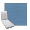 Picture of Canvas Sapphire Blue | Boxed Chaise Lounge Cushion - Sunbrella© Fabric