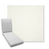 Picture of Canvas White | Boxed Chaise Lounge Cushion - Sunbrella© Fabric