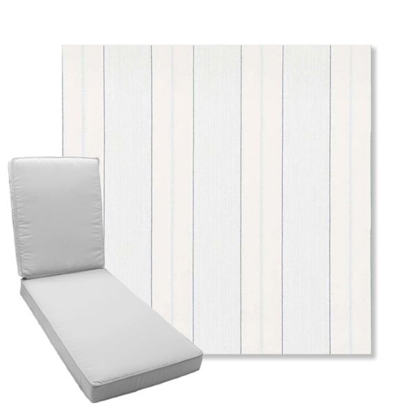 Picture of Carlo Coastal | Boxed Chaise Lounge Cushion - Sunbrella© Fabric