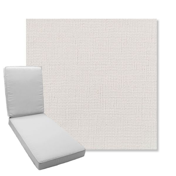 Picture of Cassava White | Boxed Chaise Lounge Cushion - Sunbrella© Fabric