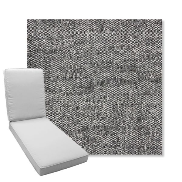 Picture of Chartres Granite | Boxed Chaise Lounge Cushion - Sunbrella© Fabric