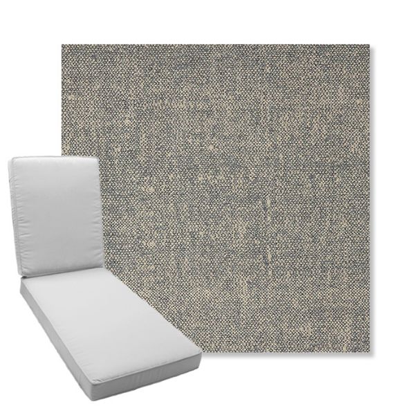 Picture of Chartres Graphite | Boxed Chaise Lounge Cushion - Sunbrella© Fabric