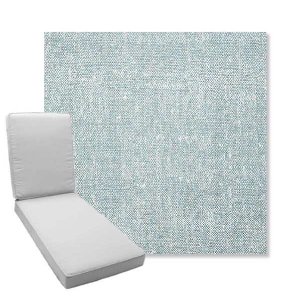 Picture of Chartres Opal | Boxed Chaise Lounge Cushion - Sunbrella© Fabric