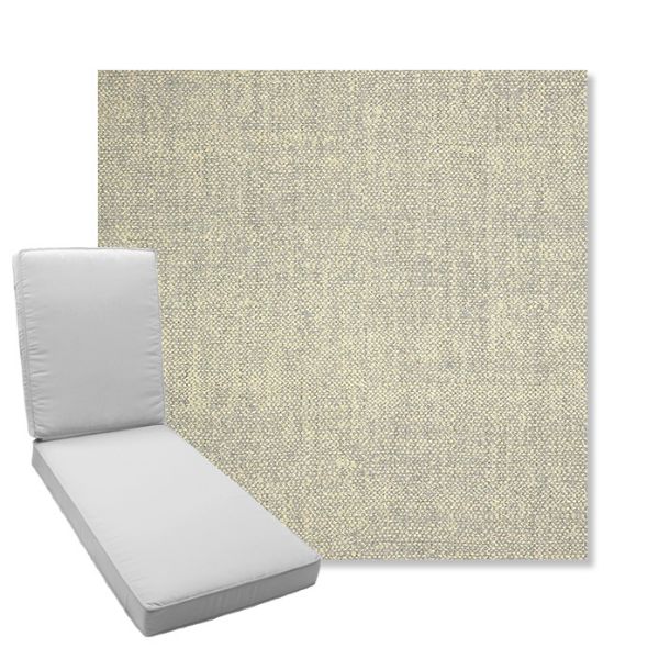 Picture of Chartres Pebble | Boxed Chaise Lounge Cushion - Sunbrella© Fabric