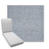 Picture of Chartres Rainfall | Boxed Chaise Lounge Cushion - Sunbrella© Fabric