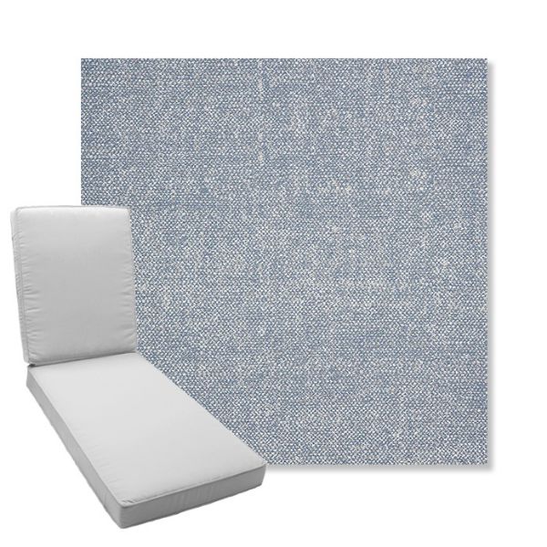 Picture of Chartres Rainfall | Boxed Chaise Lounge Cushion - Sunbrella© Fabric