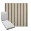 Picture of Cove Pebble | Boxed Chaise Lounge Cushion - Sunbrella© Fabric