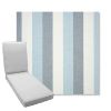 Picture of Direction Dew | Boxed Chaise Lounge Cushion - Sunbrella© Fabric