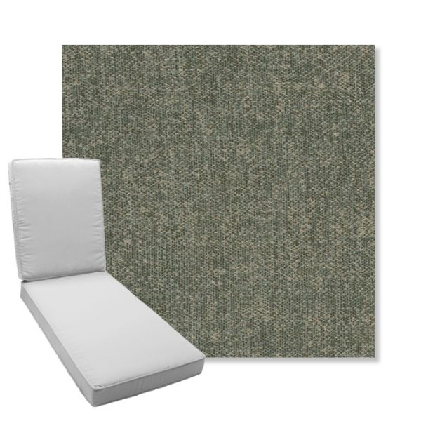 Picture of Dither Fern | Boxed Chaise Lounge Cushion - Sunbrella© Fabric