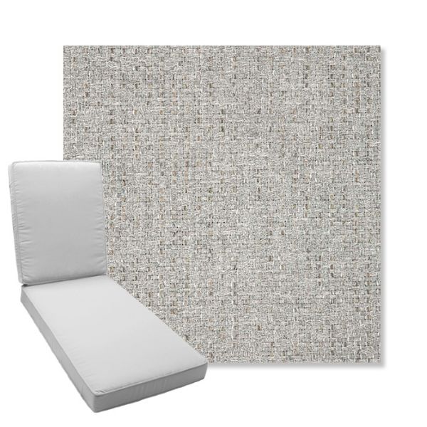 Picture of Dumont Dove | Boxed Chaise Lounge Cushion - Sunbrella© Fabric