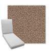 Picture of Dumont Taupe | Boxed Chaise Lounge Cushion - Sunbrella© Fabric