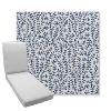 Picture of Eberly Peacock | Boxed Chaise Lounge Cushion - Sunbrella© Fabric