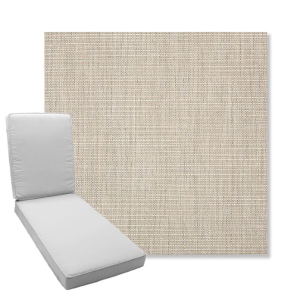 Picture of Echo Ash | Boxed Chaise Lounge Cushion - Sunbrella© Fabric