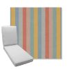 Picture of Entice Sunrise | Boxed Chaise Lounge Cushion - Sunbrella© Fabric
