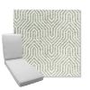 Picture of Etna Juniper | Boxed Chaise Lounge Cushion - Sunbrella© Fabric