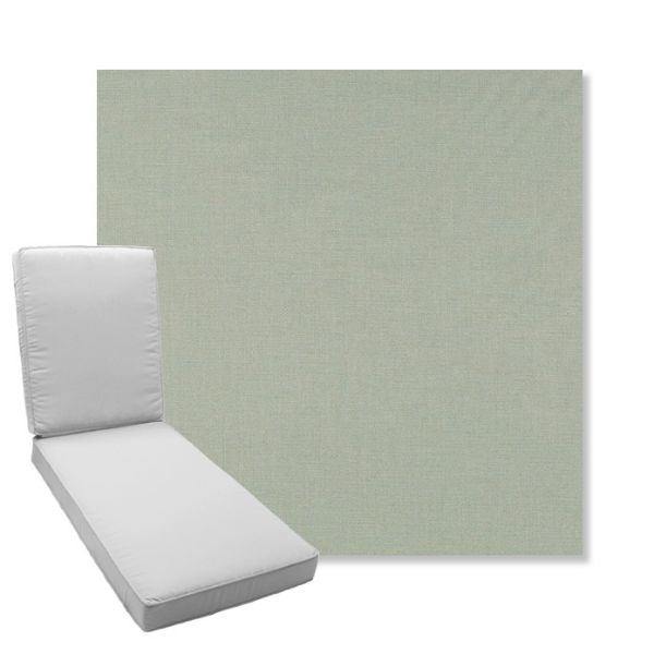 Picture of Exhale Rainwashed | Boxed Chaise Lounge Cushion - Sunbrella© Fabric