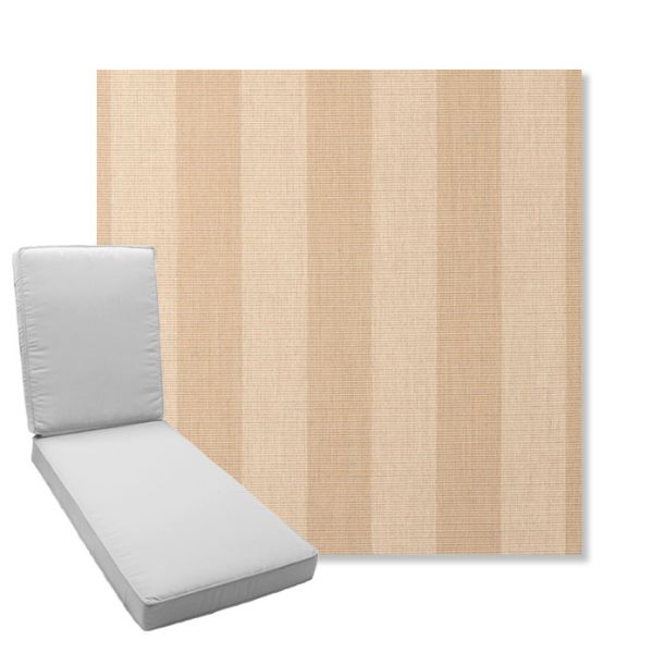 Picture of Expressive Sparrow | Boxed Chaise Lounge Cushion - Sunbrella© Fabric