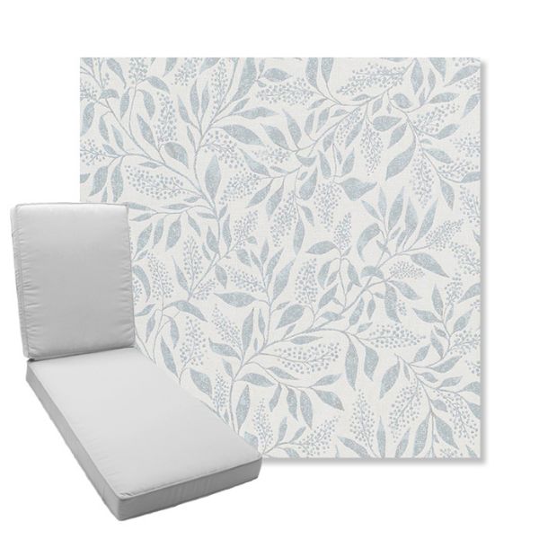 Picture of Exquisite Mist | Boxed Chaise Lounge Cushion - Sunbrella© Fabric