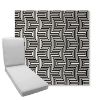 Picture of Figure Onyx | Boxed Chaise Lounge Cushion - Sunbrella© Fabric