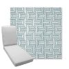 Picture of Figure Twilight | Boxed Chaise Lounge Cushion - Sunbrella© Fabric