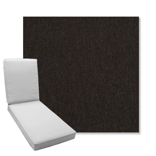 Picture of Heritage Char | Boxed Chaise Lounge Cushion - Sunbrella© Fabric