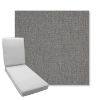 Picture of Heritage Slate | Boxed Chaise Lounge Cushion - Sunbrella© Fabric