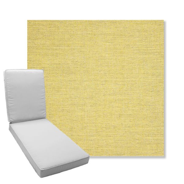 Picture of Idol Canary | Boxed Chaise Lounge Cushion - Sunbrella© Fabric