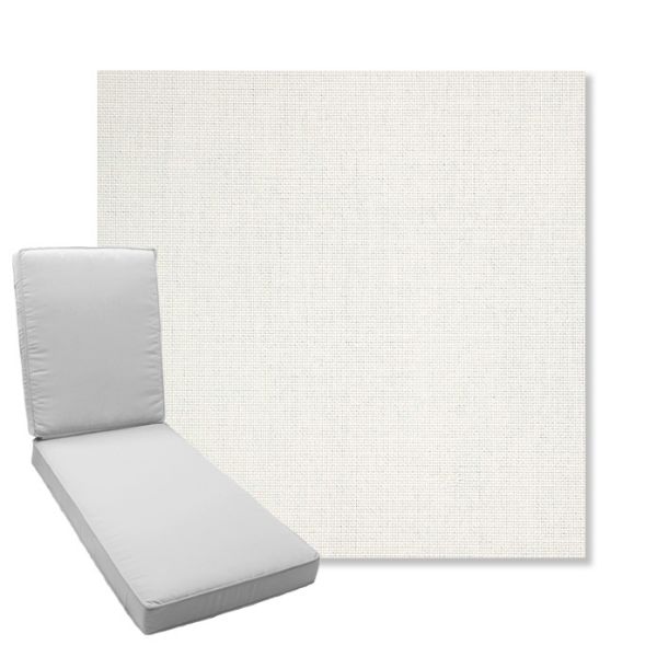 Picture of Idol Snow | Boxed Chaise Lounge Cushion - Sunbrella© Fabric