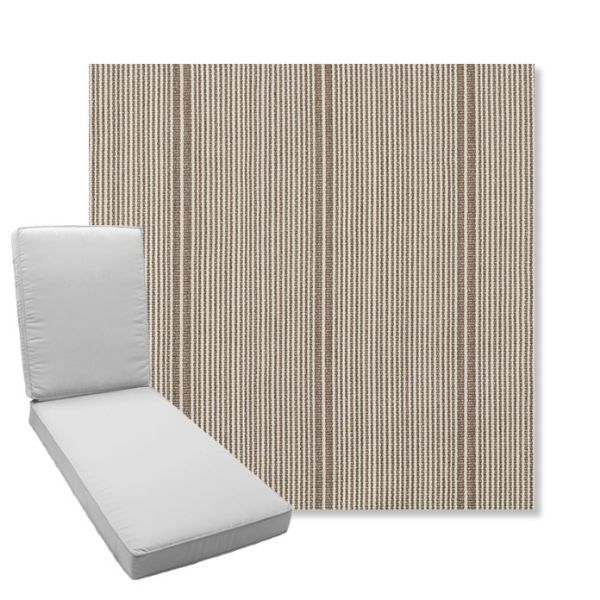 Picture of Influence Cocoon | Boxed Chaise Lounge Cushion - Sunbrella© Fabric