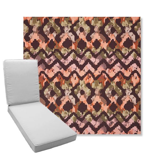 Picture of Inga Gypsy | Boxed Chaise Lounge Cushion - Sunbrella© Fabric