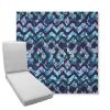 Picture of Inga Waterscape | Boxed Chaise Lounge Cushion - Sunbrella© Fabric