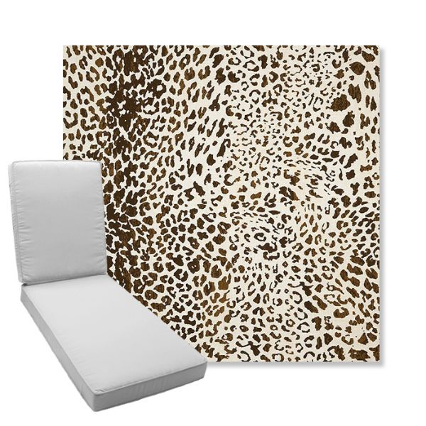 Picture of Instinct Espresso | Boxed Chaise Lounge Cushion - Sunbrella© Fabric