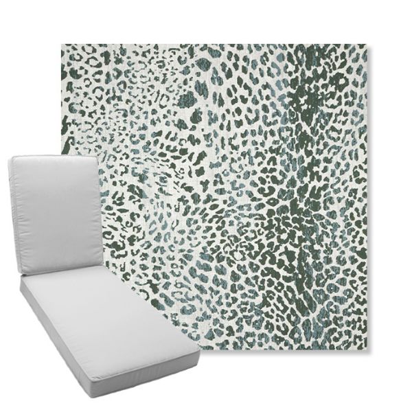 Picture of Instinct Willow | Boxed Chaise Lounge Cushion - Sunbrella© Fabric