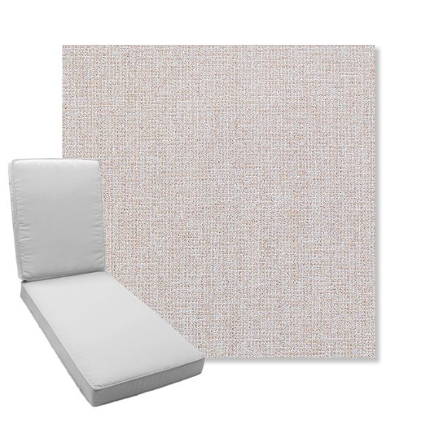 Picture of Kismet Flax | Boxed Chaise Lounge Cushion - Sunbrella© Fabric