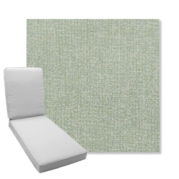 Picture of Kismet Moss | Boxed Chaise Lounge Cushion - Sunbrella© Fabric