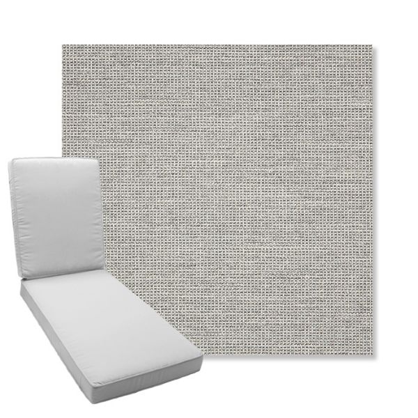 Picture of Kudos Ash | Boxed Chaise Lounge Cushion - Sunbrella© Fabric
