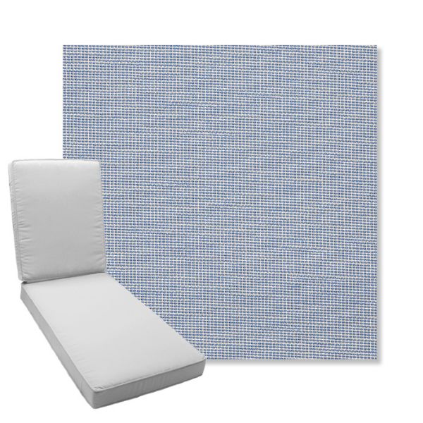 Picture of Kudos Cloud | Boxed Chaise Lounge Cushion - Sunbrella© Fabric